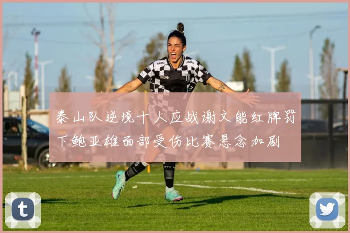 泰山队逆境十人应战谢文能红牌罚下鲍亚雄面部受伤比赛悬念加剧